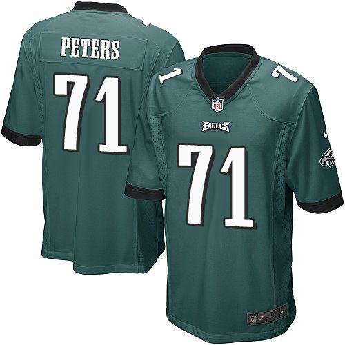 Nike Eagles #71 Jason Peters Midnight Green Team Color Youth Stitched NFL New Elite Jersey